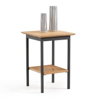 Столик Диванный из дуба и тростника WASKA единый размер каштановый LA REDOUTE INTERIEURS  фото, kupilegko.ru